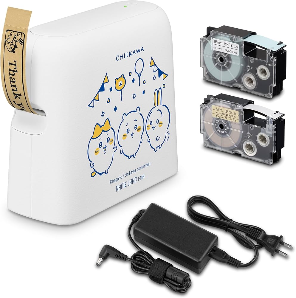 超レア【ちいかわモデル】カシオ ネームランドNAME LAND i-ma Amazon | カシオ ラベルライター ネームランドi-ma ちいかわ