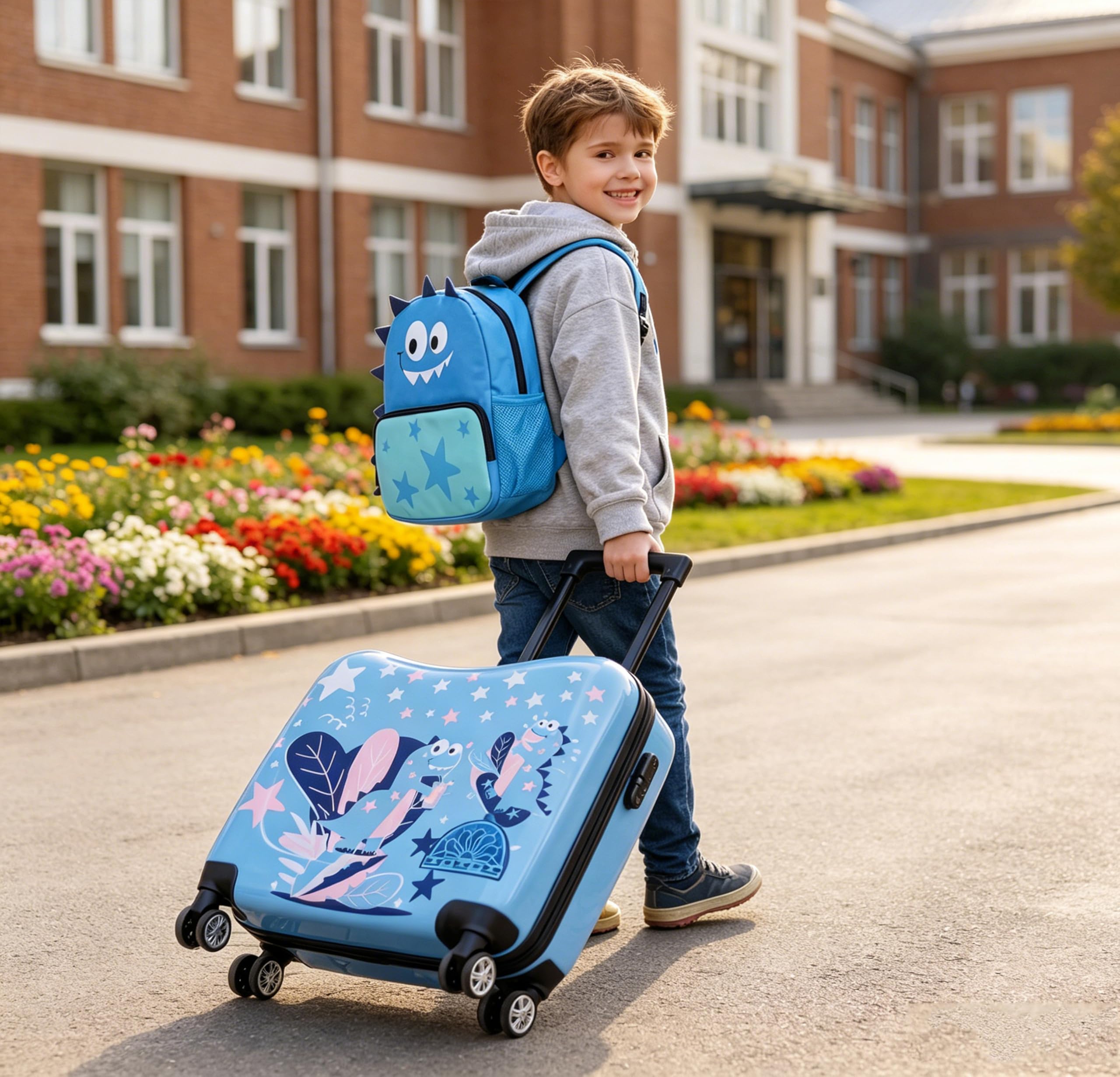SOARS Valise et Sac à Dos Enfant 58 kg, Matériau Sûr et Durable, Léger de 2,5 kg