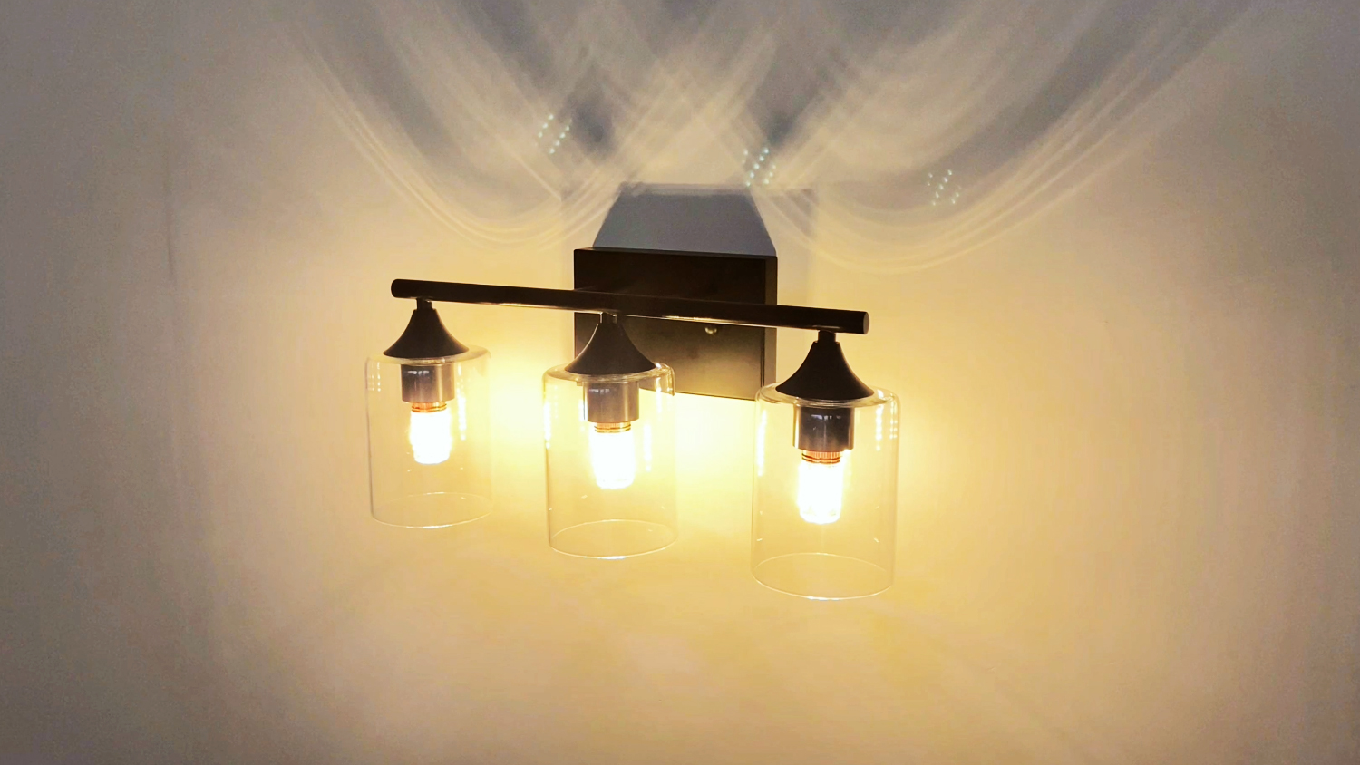 Image of Gold Bathroom Light Fixtures,3-Light Vanity Lights,Modern Brushed Brass Gold Wall Sconce Lighting,Bathroom Wall Lamp for Mirror Bedroom Living Room Vanity Table Hallway