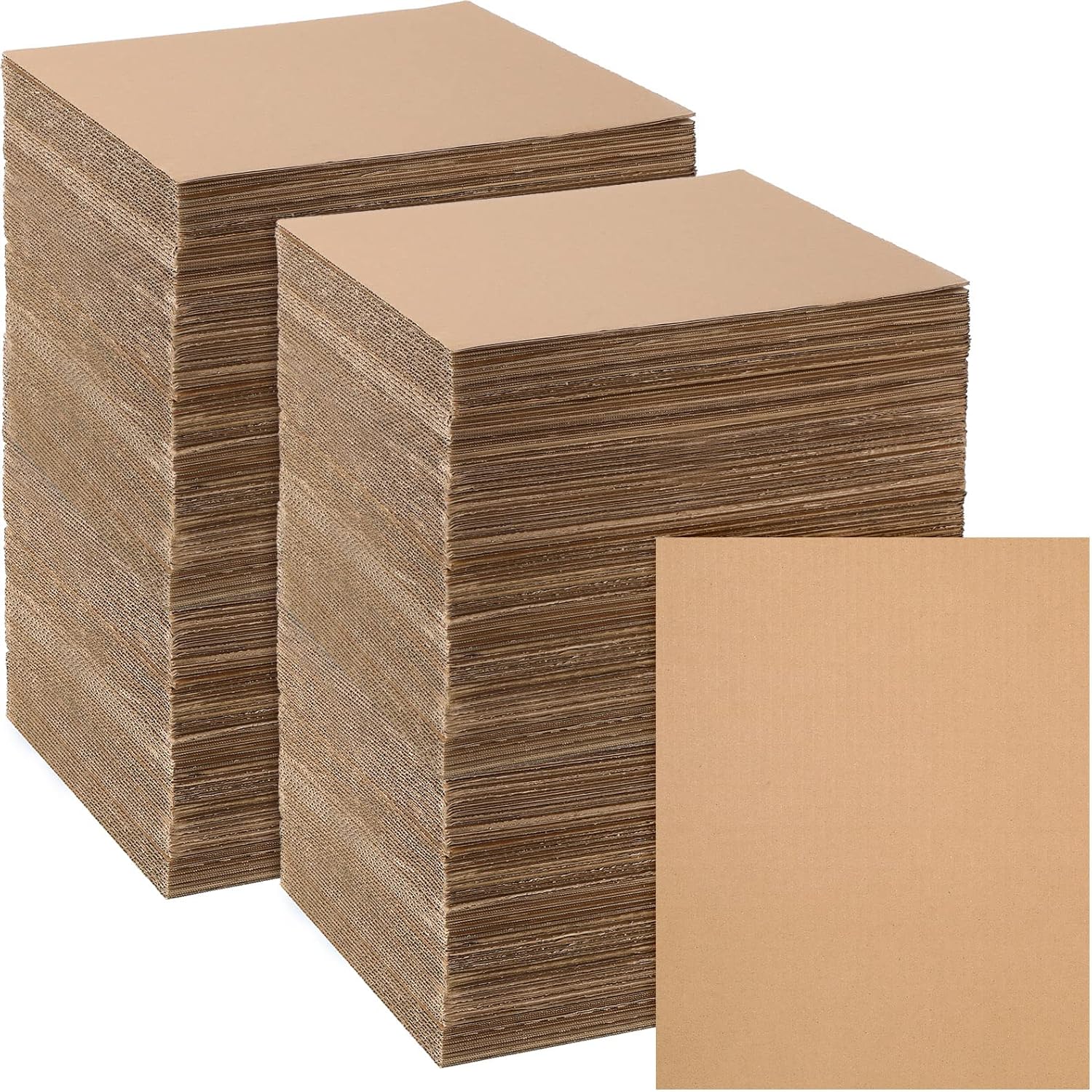 100 Pcs Corrugated Cardboard Sheets Set Corrugated