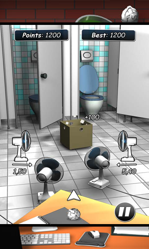 Toss a Paper - App on Amazon Appstore