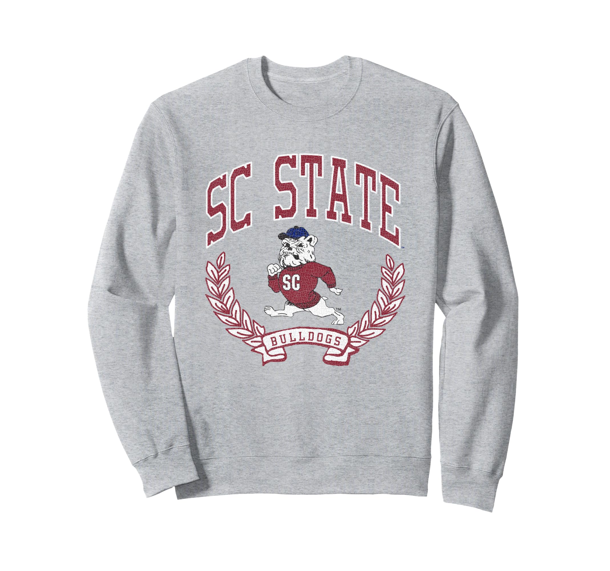 South Carolina State Bulldogs Victory Vintage Heather Gray Sweatshirt