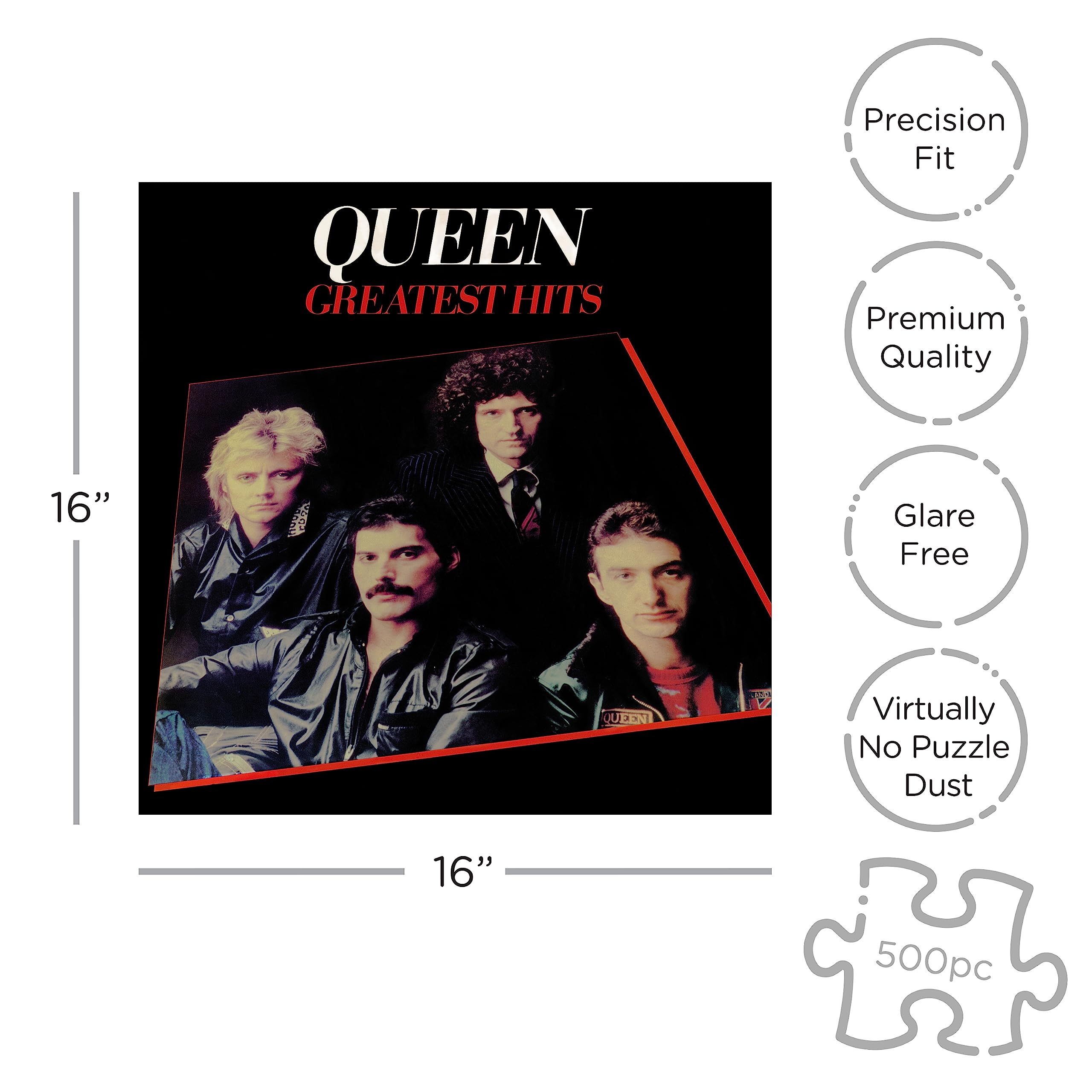 Amazon.com: Queen Greatest Hits (500 Piece Jigsaw Puzzle