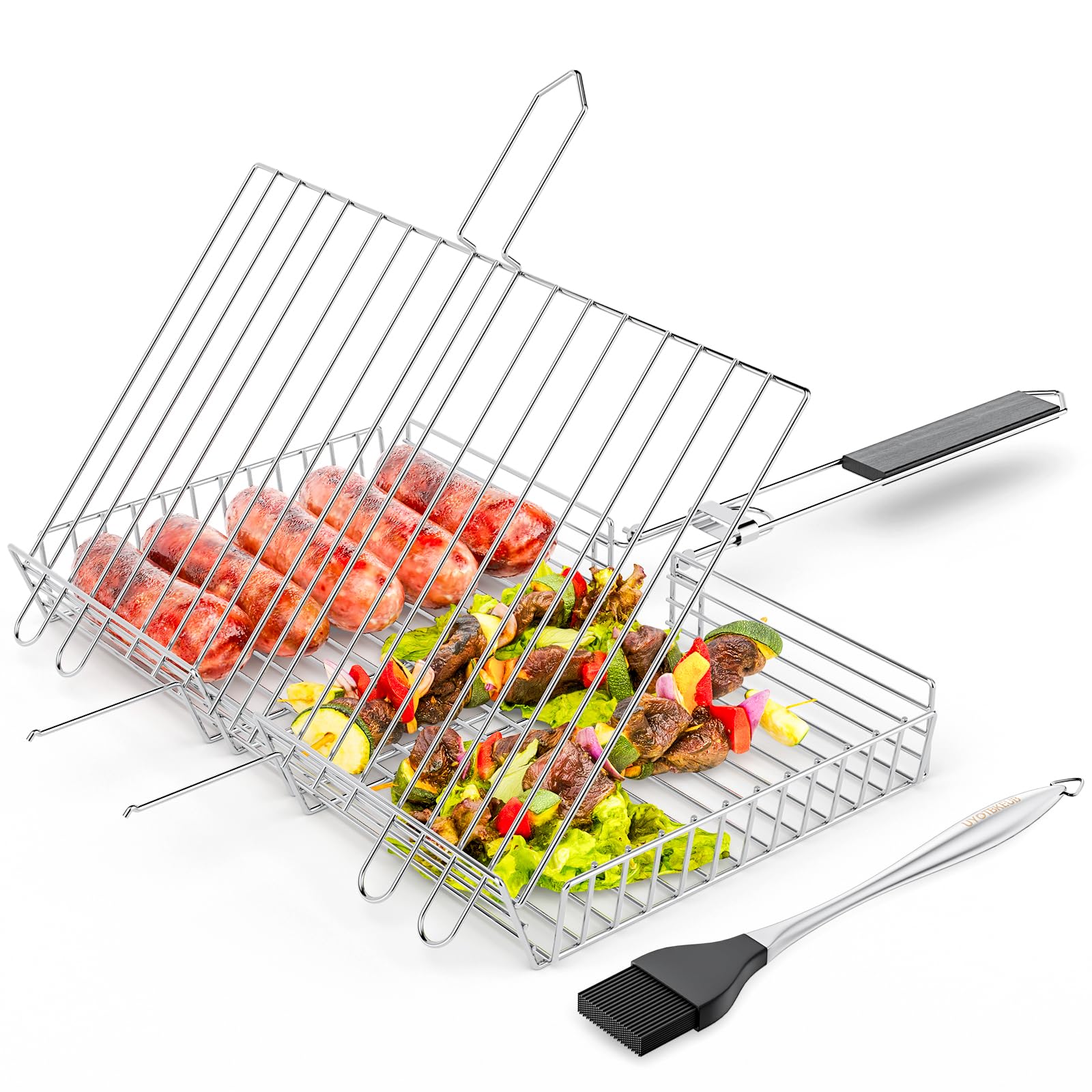 Panier de barbecue pour légumes et poissons, l'accessoire idéal pour vos pique-niques en plein air