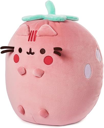 Miniatura 4 de GUND Pusheen Squisheen - Peluche perfumado de fresa, juguete esponjoso para edades de 8 años en adelante, rosa, 11 pulgadas