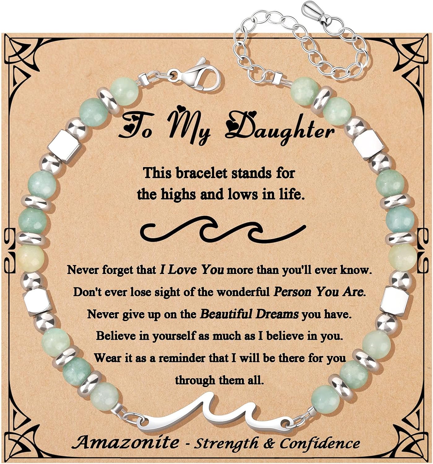 JoycuFF 𝗚𝗶𝗳𝘁𝘀 𝗳𝗼𝗿 𝗪𝗼𝗺𝗲𝗻 𝗪𝗮𝘃𝗲 𝗕𝗿𝗮𝗰𝗲𝗹𝗲𝘁 Valentines Mothers Day Birthday Anniversary Christmas Meaningful Gifts Unique Wave Bracelets for Women