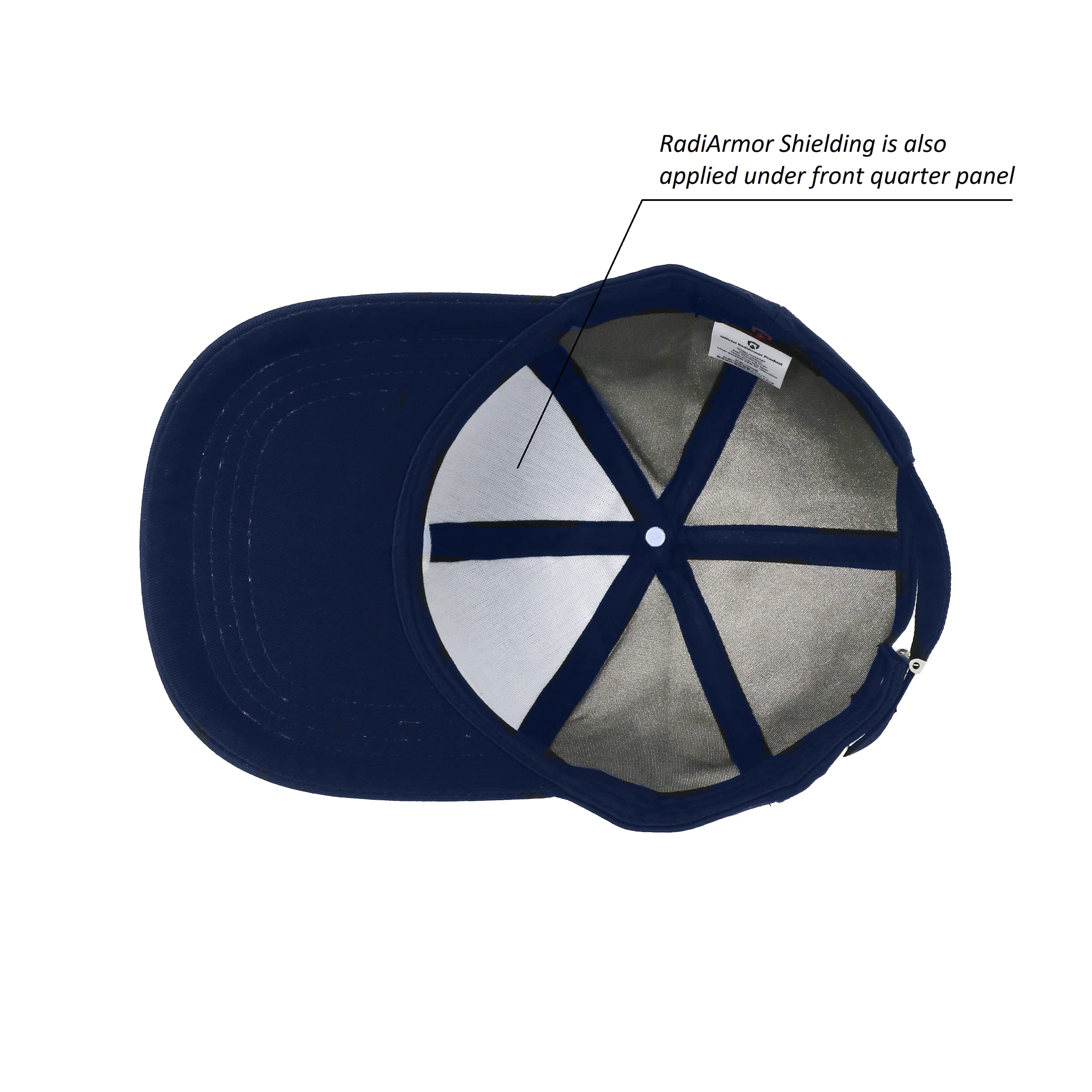 RadiArmor EMF Blocking Hat – Cappello unisex con rivestimento di blocco EMF che blocca oltre il 99% delle radiazioni RF ad alta frequenza