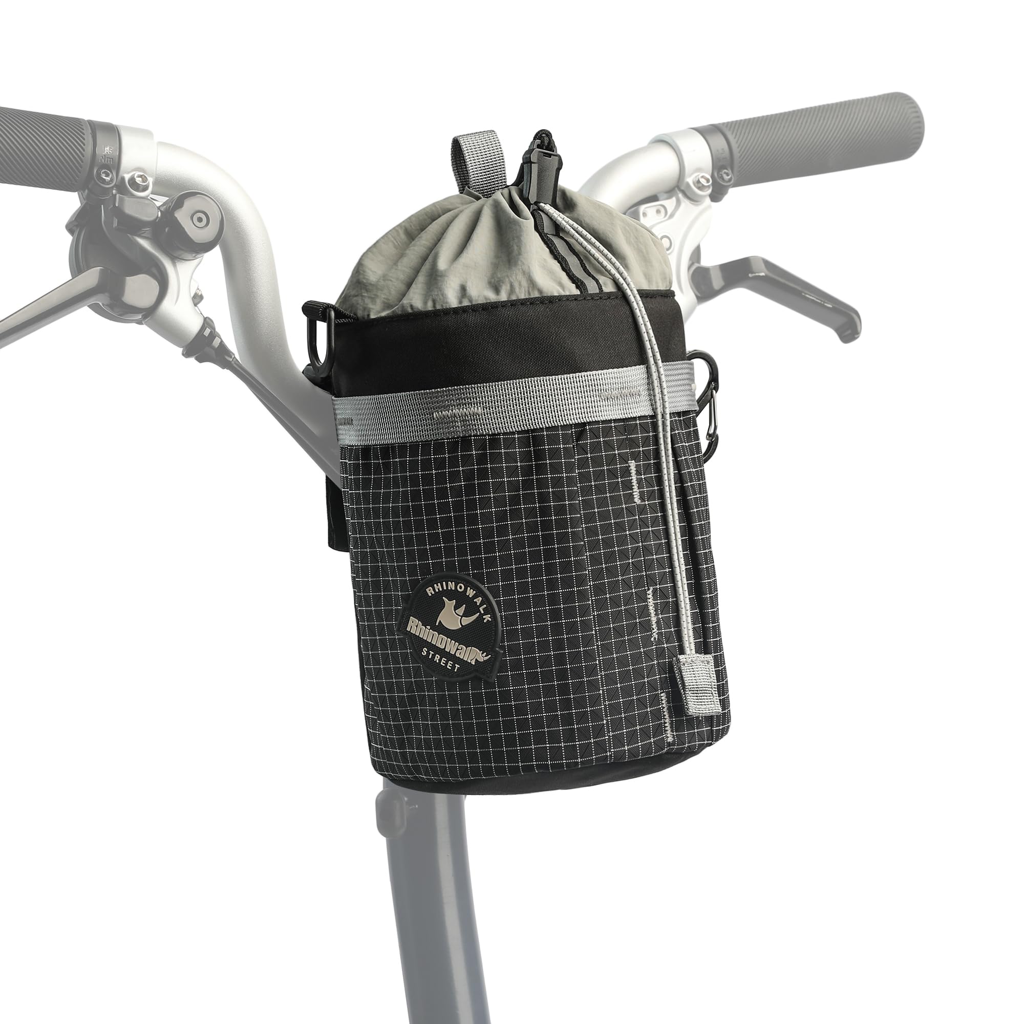 Rhinowalk Bike Handlebar Water Bottle Holder Bag Bicycle Front Insulated Stem Bag Drink Cup Holder
