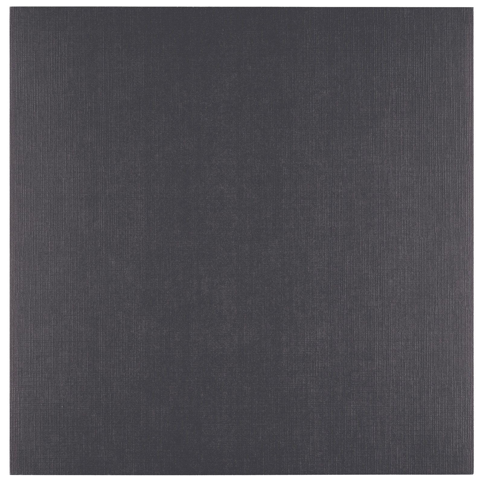 Florence Linen Cardstock 12 x 12 inches Black, 100 Sheets of 250 GSM Coloured Paper