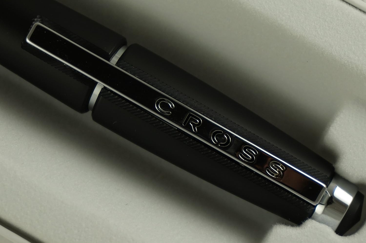 Cross Edge Rollerball Pen, Includes Luxury Gift Box (Black and Chrome)
