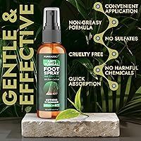 Vista 3 de Terramed Just Think Comfort Spray para pies con aceite de árbol de té Tratamiento antifúngico para tiña inguinal, hongos en las uñas y tiña