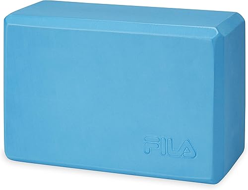 Bloque de yoga FILA Accessories - Bloques de espuma EVA para apoyo, equilibrio y estabilidad Yoga, Pilates, barra, estiramiento, meditación