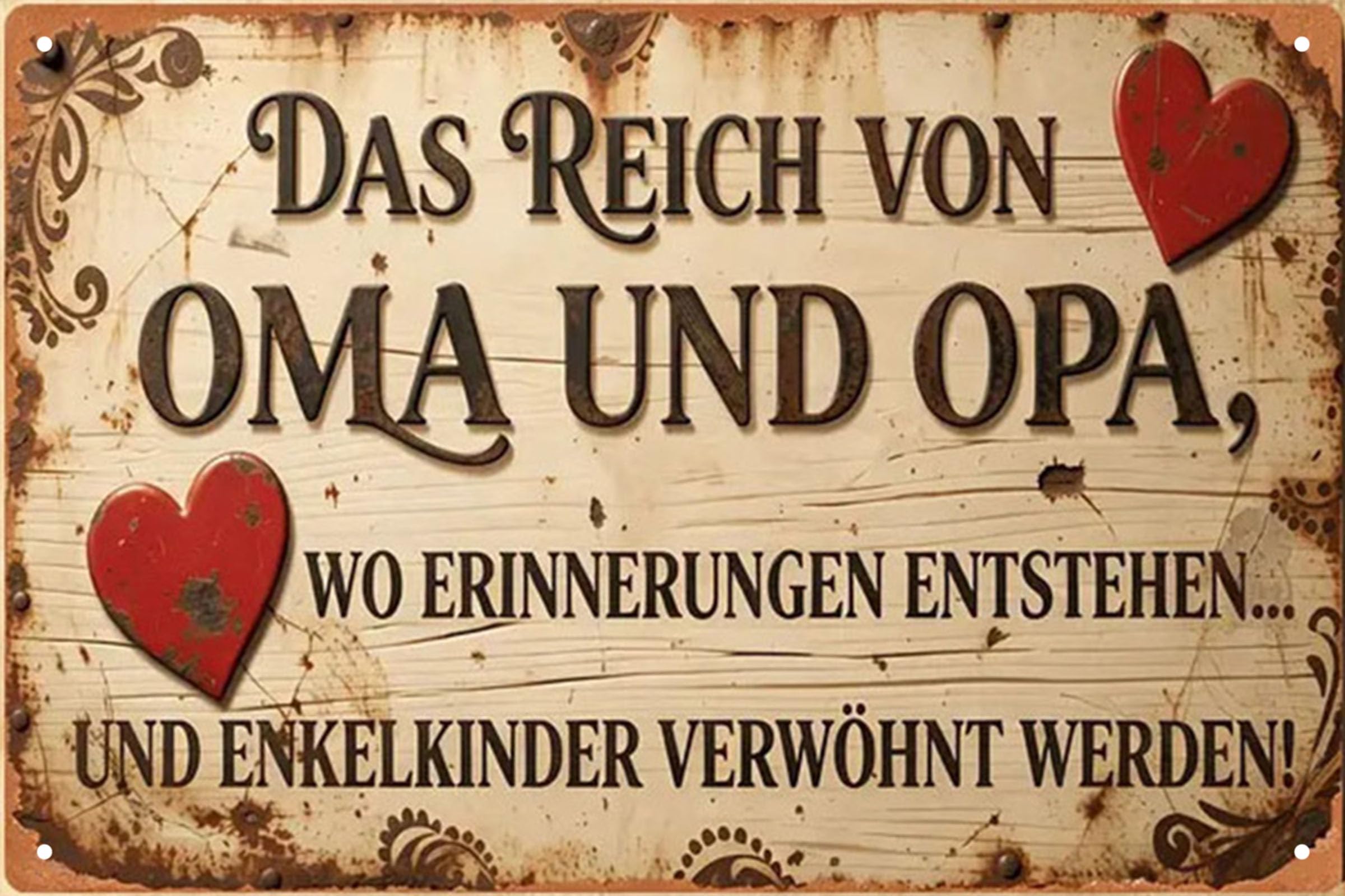 Formeyart Das Reich Von Vintage Room Metal Sign,Retro Funny Home Tin Sign,Wall Aesthetics And Decor For Kitchen Bar Pub Club Cafe Living Room Restaurant Shop Office 8X12 Inches (Das Reich Von)