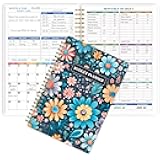 Budget Planner - Monthly Finance Organizer with Expense Tracker Notebook to Manage Your Money Effectively, Undated Finance Planner/Account Book, Start Anytimem,A5(8.6x5.9 inchs),100gsm Paper - Dark