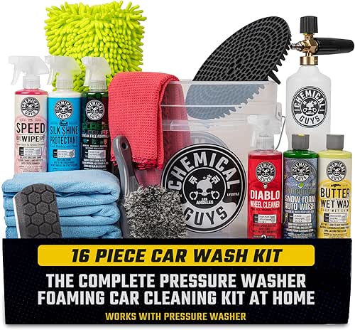 Chemical Guys HOL169 16-Piece Arsenal Builder Car Wash Kit with