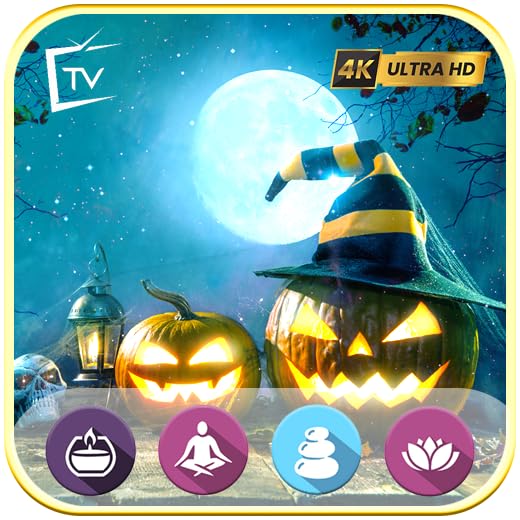 Halloween Spooky Ambience Wallpaper : UHD Screensaver with 4K Spooky Music For Tablets And Fire TVs - NO ADS
