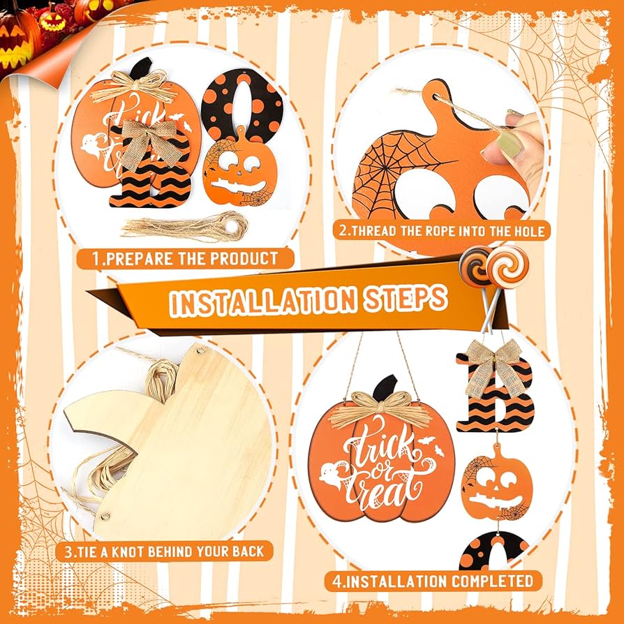 amazon-com-sophena-2-pieces-halloween-decoration-boo-wood-door-wall-signs-trick-or-treat-pumpkin-sign-for-home-halloween-party-front-door-outdoor-supply-decoration-home-kitchen for Boo Signs For Halloween Printable Free Amazon.com : Sophena 2 Pieces Halloween Decoration Boo Wood Door Wall Signs Trick or Treat, Pumpkin Sign for Home Halloween Party Front Door Outdoor Supply Decoration : Home & Kitchen for Boo Signs For Halloween Printable Free