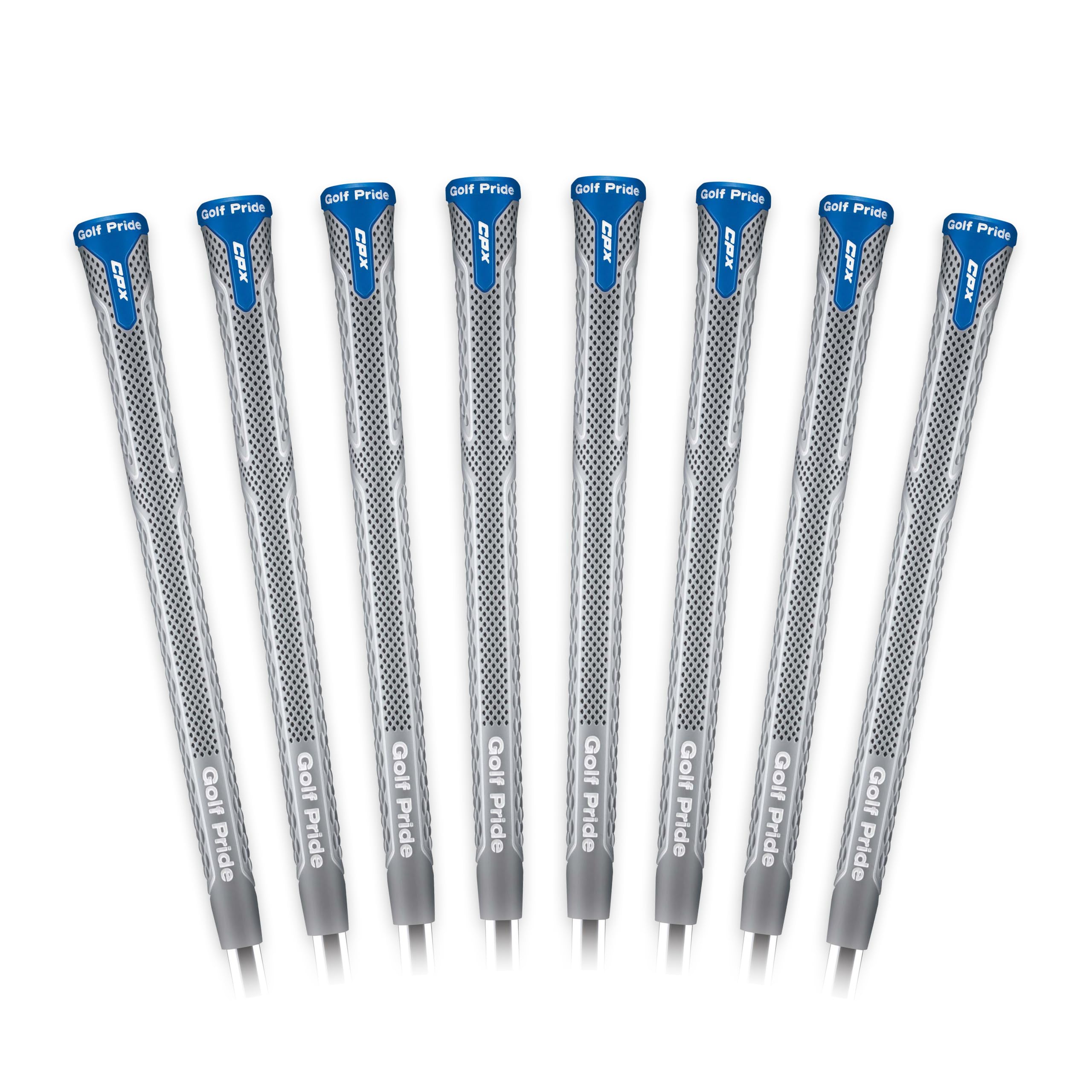 Golf Pride CPX Golf Club Grip - Quilted Texture Grip & Soft, Tacky Feel for Comfort & Control - Less Tension & More Power with Plus4 Technology - Midsize - 8 Pack