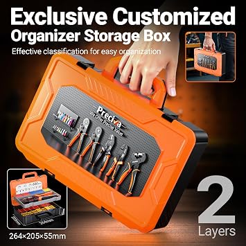 Preciva 600-Piece Professional Wire Crimping Tool Set
