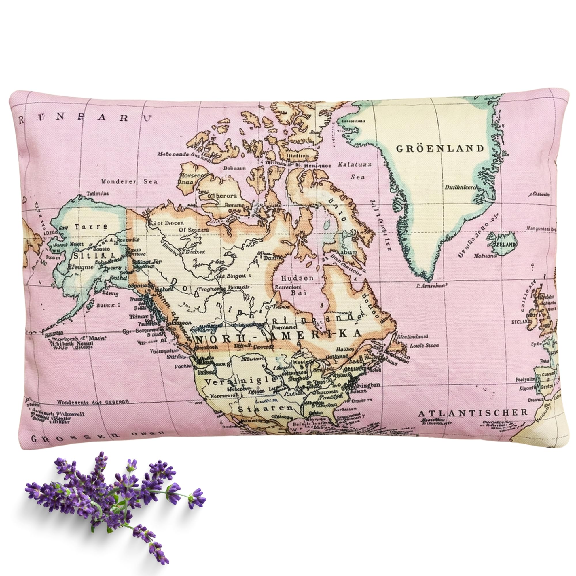 Saco Semillas Microondas Cervical Térmico de Lavanda 19x25cm – Bolsa Cojín con Aroma Calor y Frío Multiusos Saquito Pies Calienta Camas y Lumbar