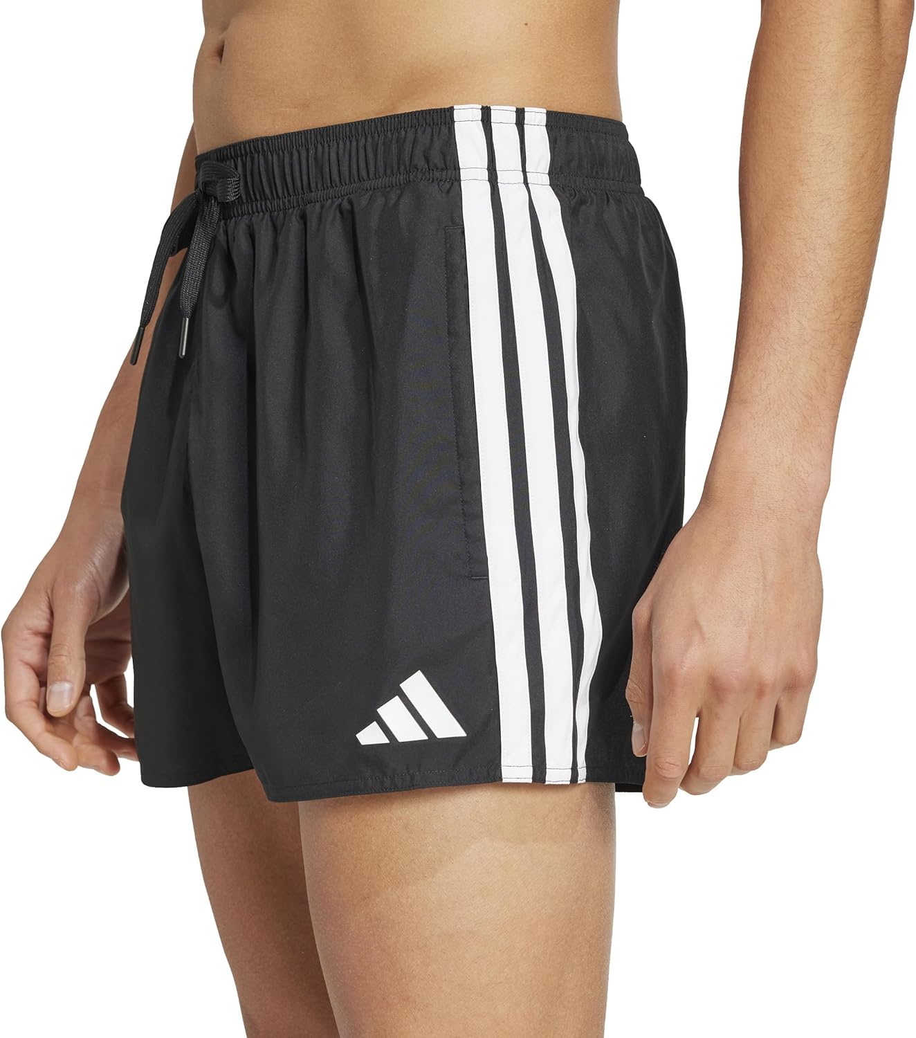 Adidas Mens 3-Stripes 3-inch Swim Shorts - Image 6