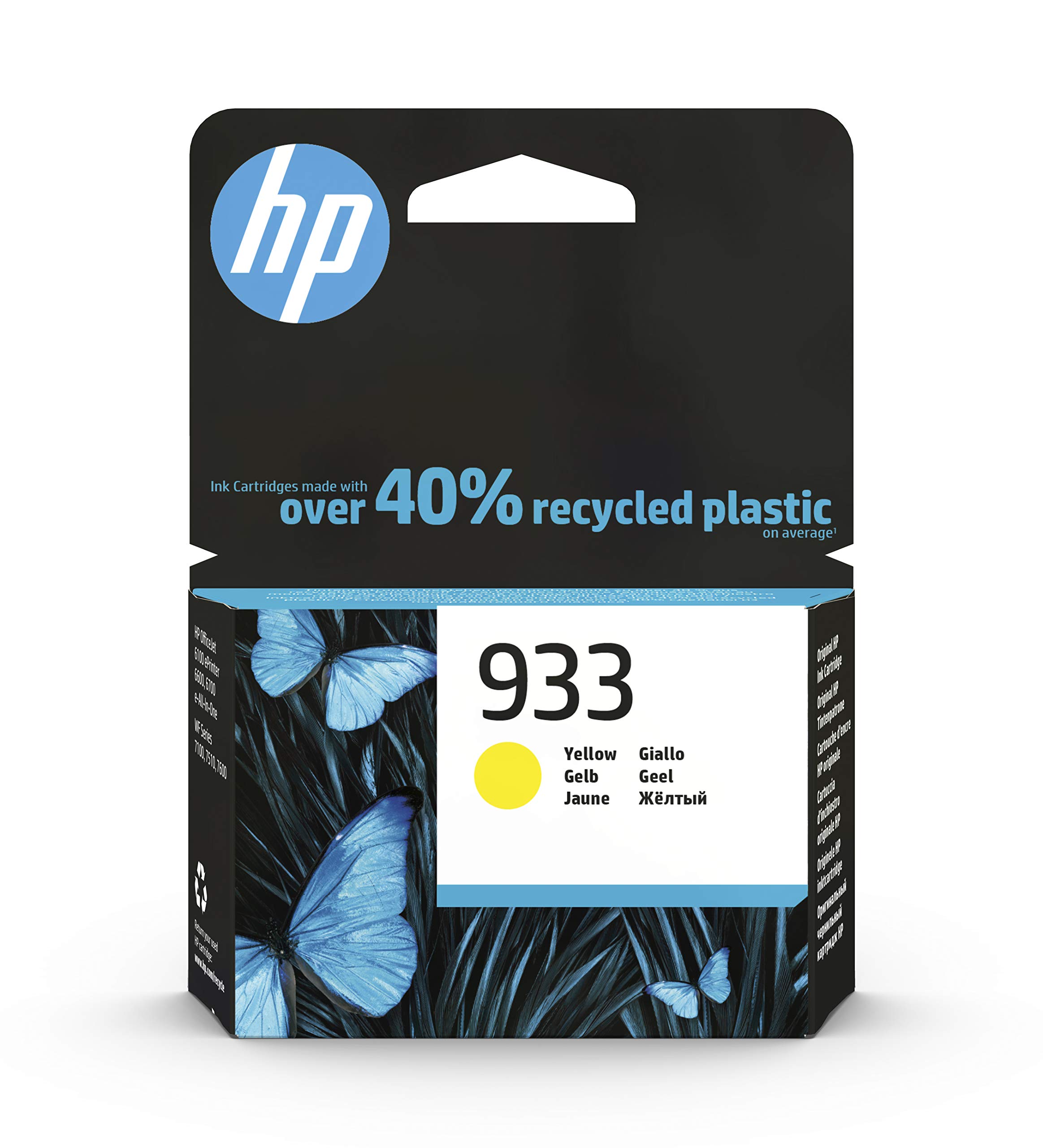 HPCN060AE 933 Original Ink Cartridge, Yellow, Single Pack