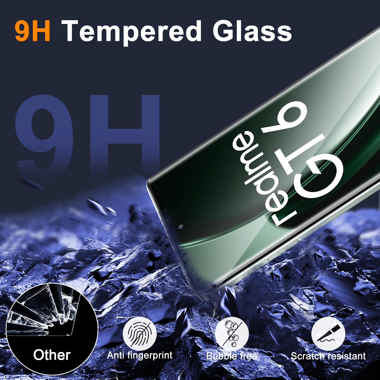 Silikonhülle Antischock Transparent für Realme GT 6 / GT 6T 5G