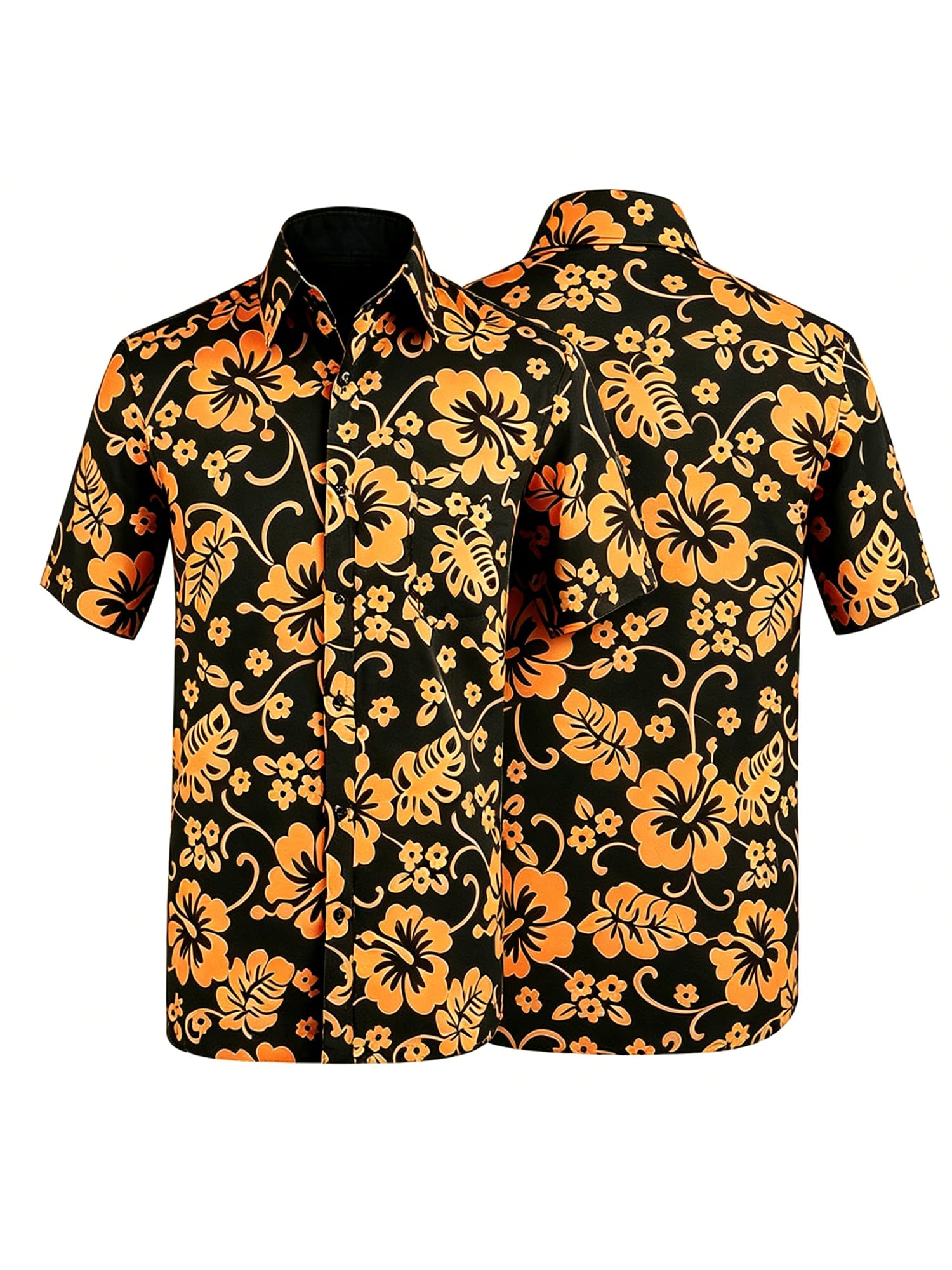 Fuman Hawaiian Beach Shirt Button Camicia Cosplay T-Shirt Costume