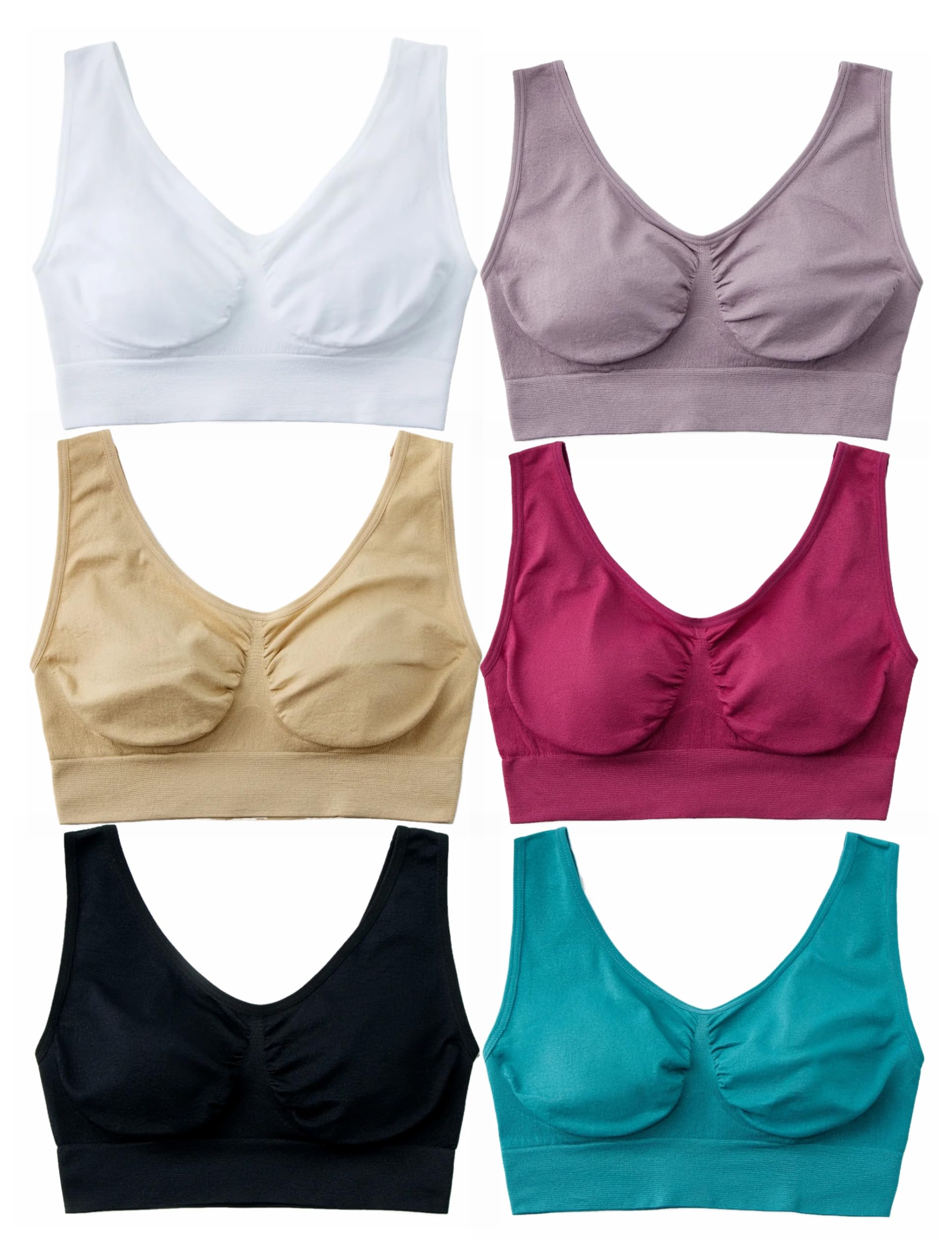 Hiking Gril Women's Comfort Wirefree Bralette Unpadded Sleep Yoga Bra