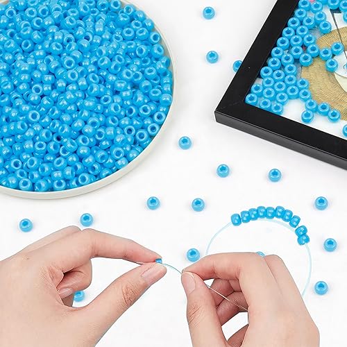Miniatura 106 de Coloridas cuentas de plástico para pulseras para hacer joyas, pulseras de amistad, 0.236 x 0.354 in, multicolor para cuentas, trenzar el cabello