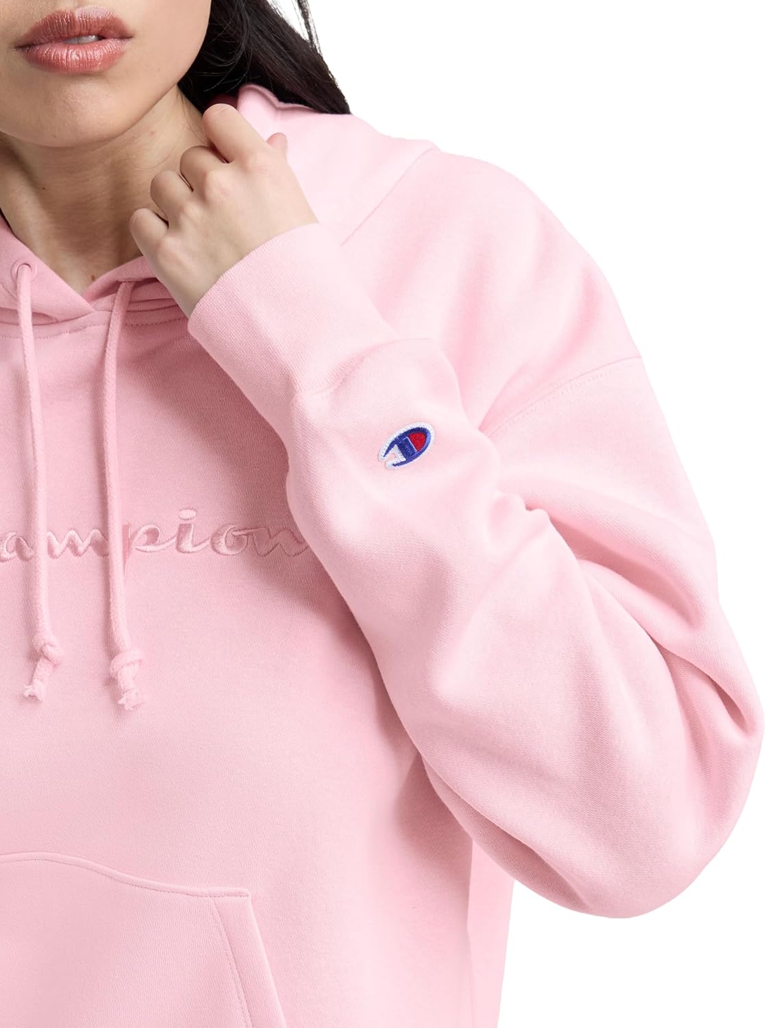Champion Women's Hoodie, Fleece, Comfortable Hoodie Sweatshirt for Women (Plus