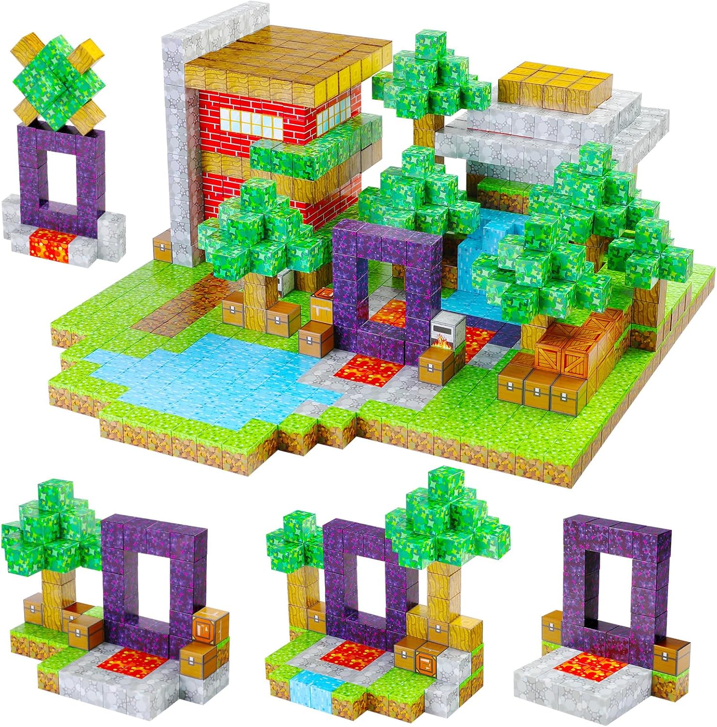 Kid Odyssey Building Blocks, Build Mine World Set for