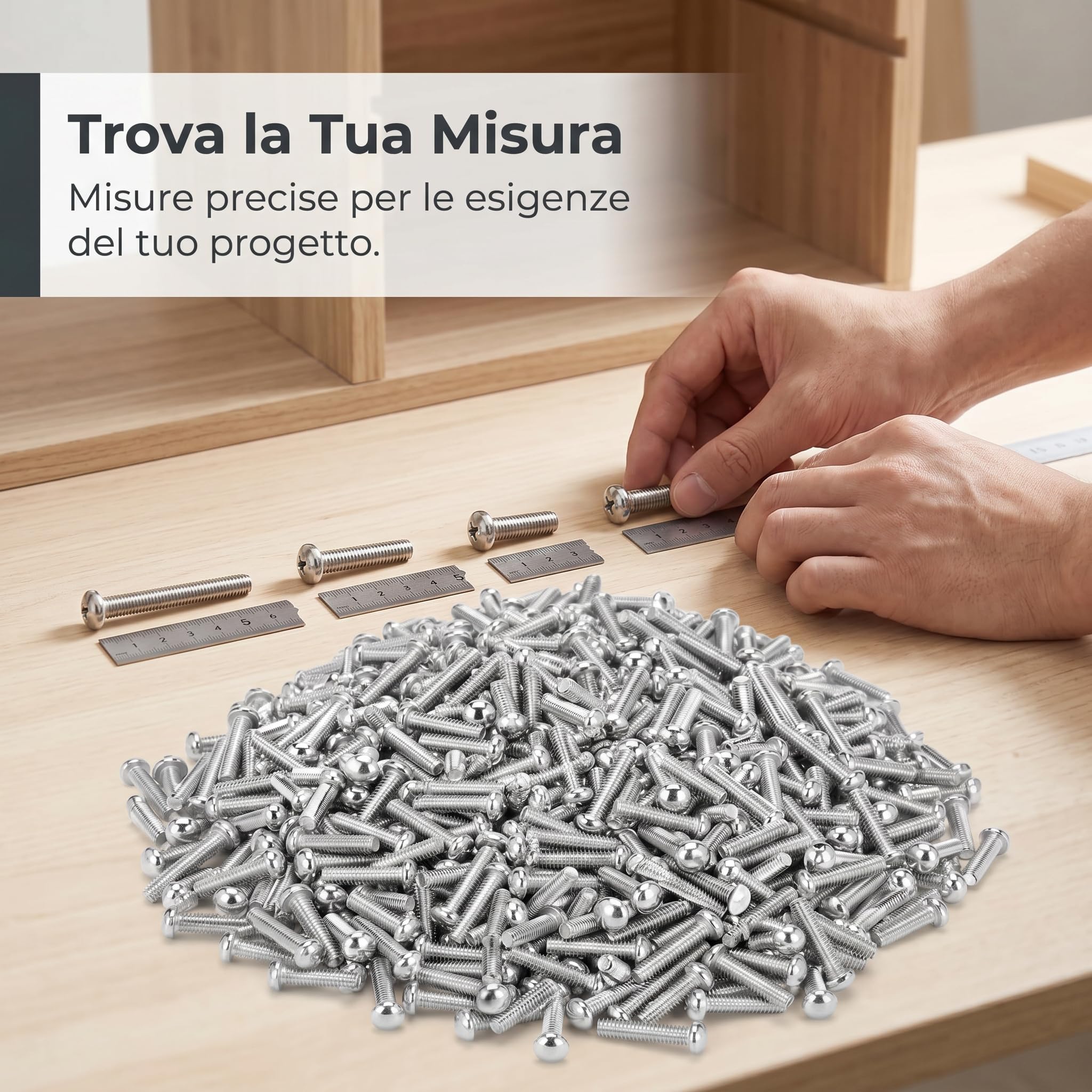 Viti Phillips a Testa, Standard GB818, Viti a Croce in Acciaio al Carbonio Zincato, per casa, size to 1