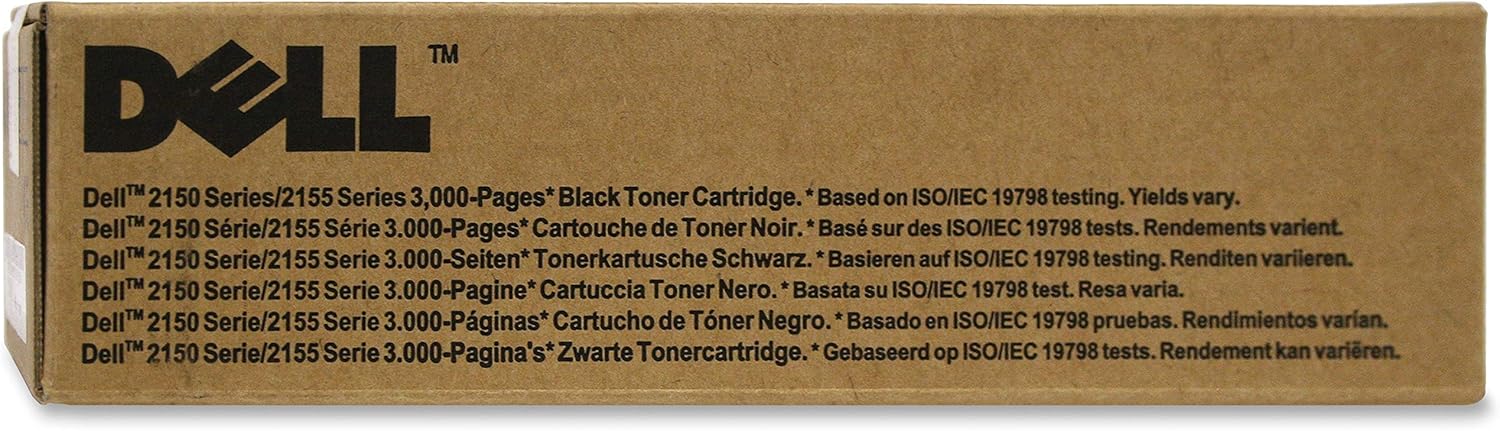 Dell N51XP Black Toner Cartridge 2150cdn/2150cn/2155cdn/2155cn Color Laser Printers