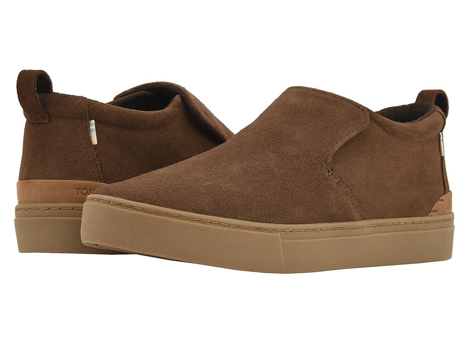 

TOMS Paxton Water-Resistant Slip-On (Bark Suede) Men's Slip on Shoes