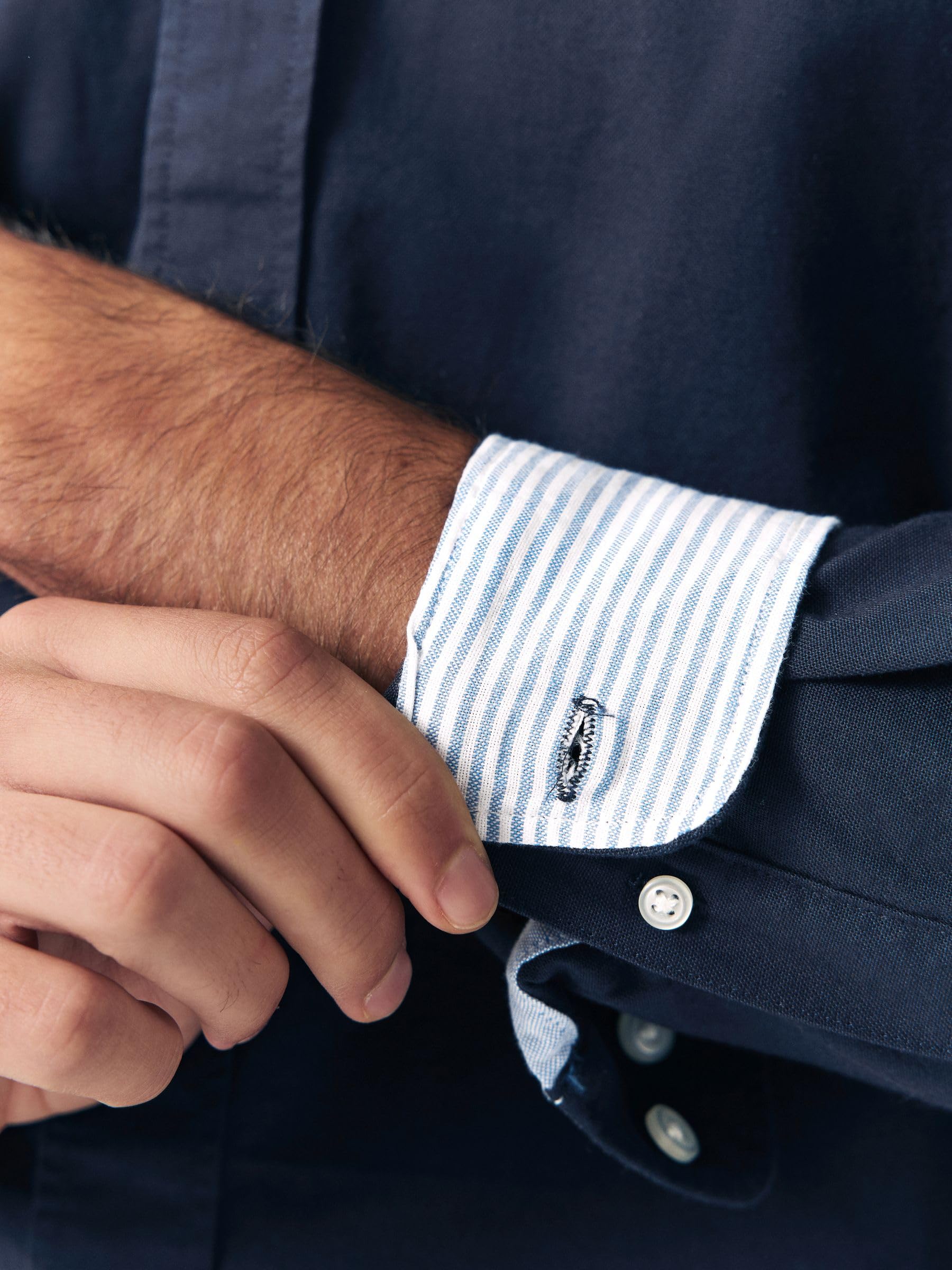 NEXT Homme Chemise Oxford Regular à Manches Longues