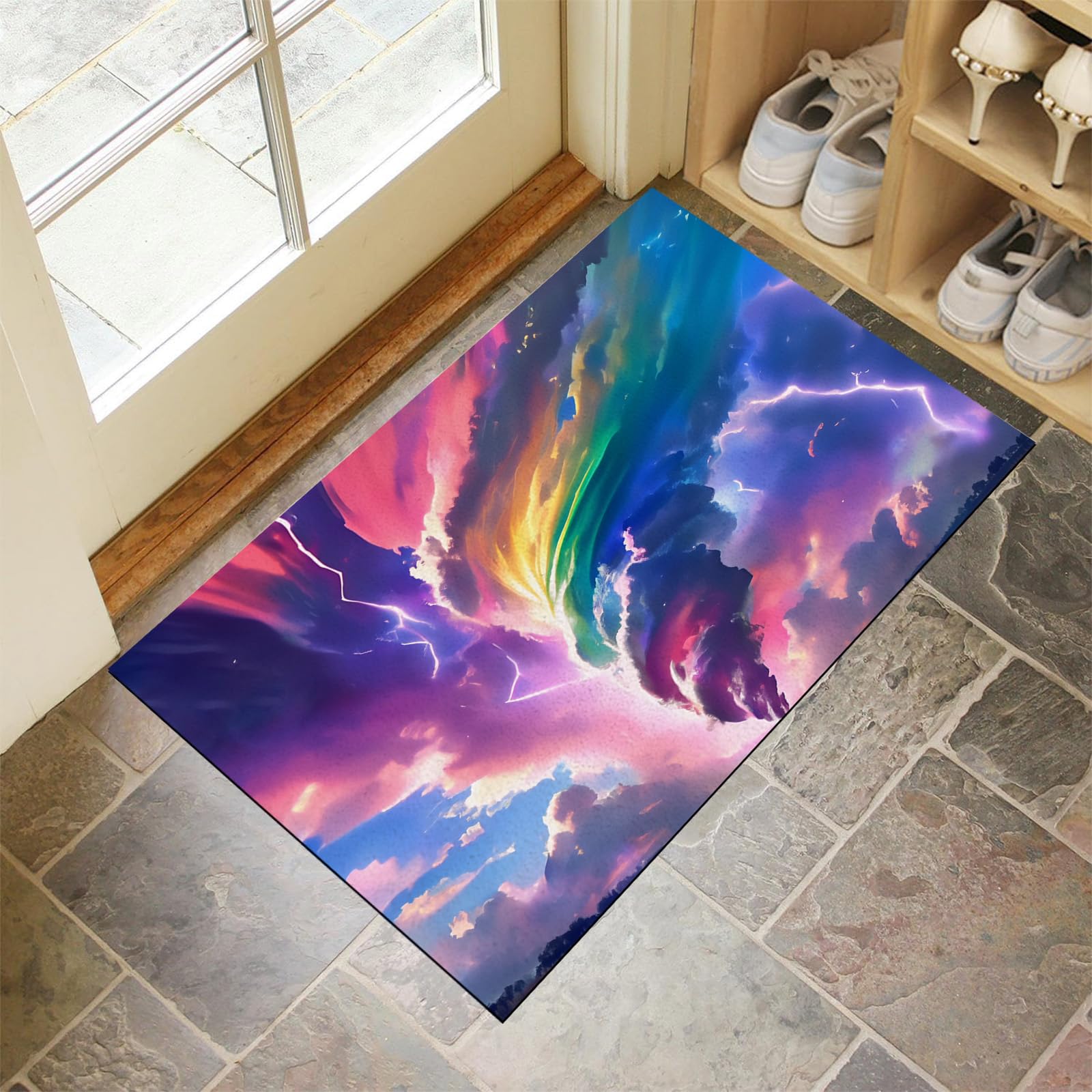Tapis de porte pour couloir et jardin idéal pour garder le sol propre