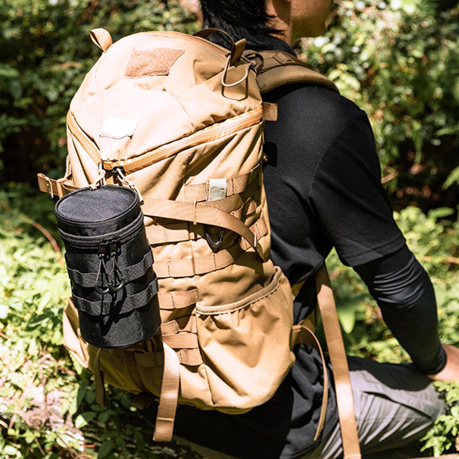 Strapazierfähige, dreilagige Bierglas-Tasche, wasserabweisende Konstruktion für Wanderrucksäcke, Tassenaufsätze, Tassen-Aufbewahrungstasche
