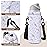 AUPET Water Bottle Sling Bag Carrier Crossbody Sleeve,Insulated Neoprene Bottle Case Holder Pouch Cover 500ML/17oz with Shoulder Strap for Walking Women Men (Cozy Pet lifestyle)
