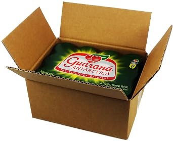 Guarana Antarctica Soft Drink - 12 Pack - 11.83 FL.Oz - Refrigerante Guarana Antarctica Lata 350ml - 12x1
