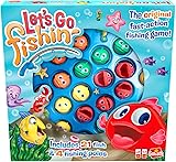 Goliath Let´s Go Fishin´ Original, Brettspiel für Kinder ab 3 Jahren, Angelspiel für 1 bis 4 Spieler, Geschenk Jungen und Mädchen