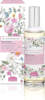 Helan, Cuor di Petali, Agua Perfumada Cuerpo Spray, Calmante, Hidratante y Refrescante - Agua Tónica Facial y Corporal sin Alcohol Purificante y Astringente, con Agua de Rosas, 100 ml - Made in Italy