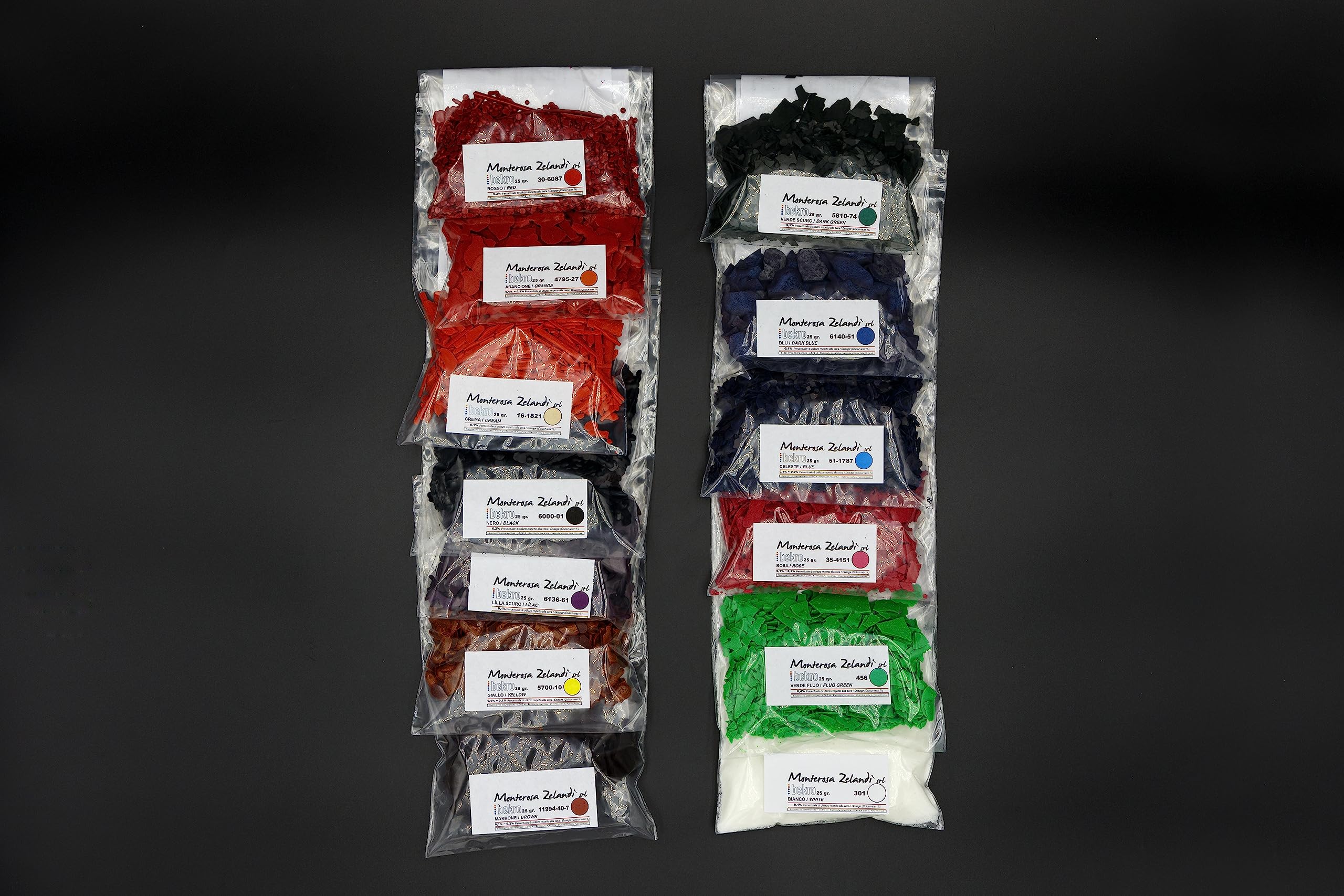 Colorante Celeste Per Candele Monterosa - 25 G, Per Cera A 70°C - Foto 5