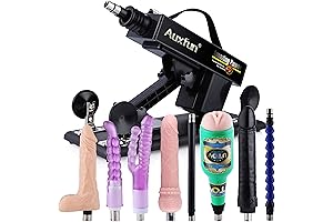 AUXFUN Massage Gun Long Handle Sex Machine Fucking Machine