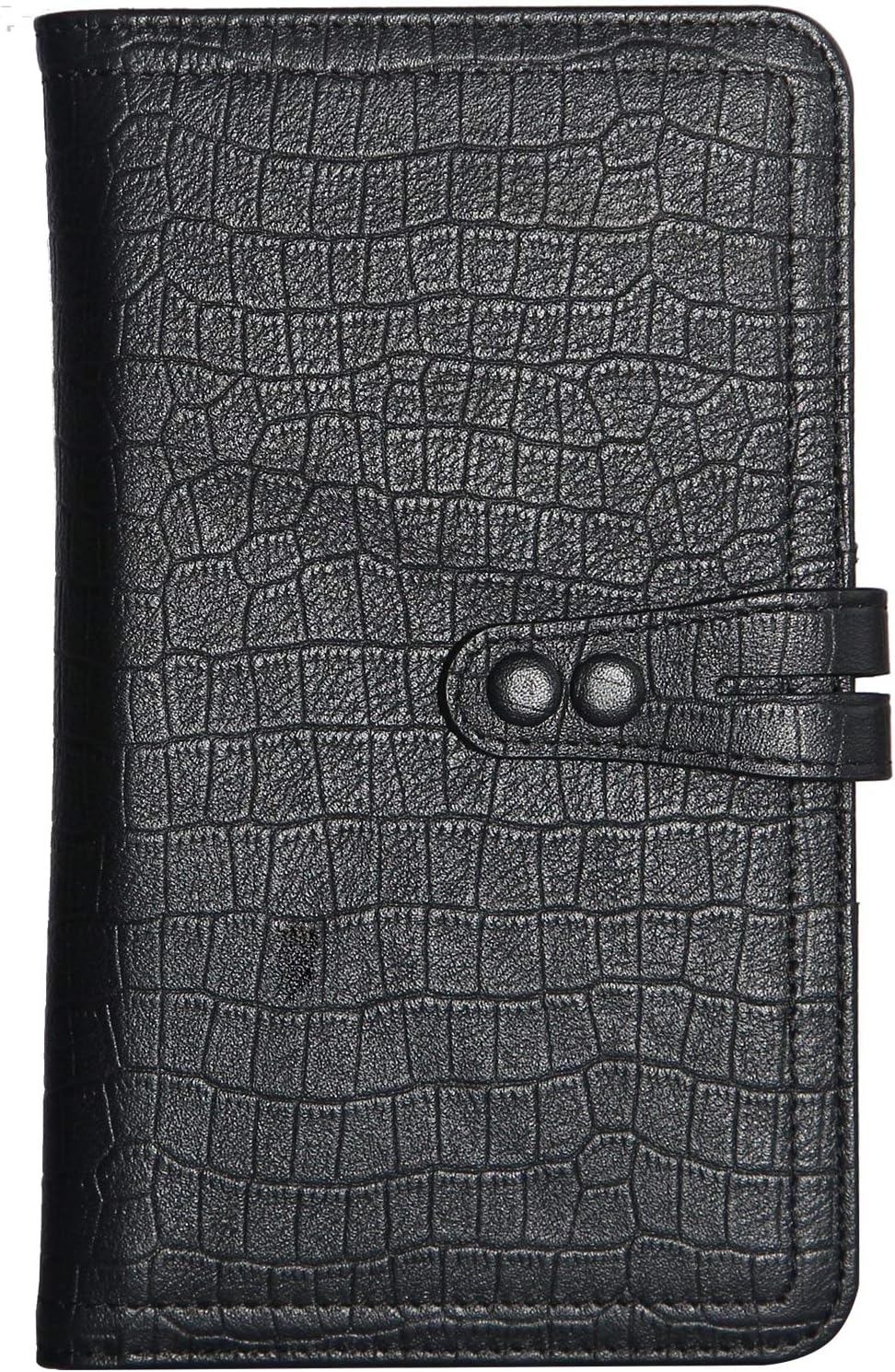 HEYLIFE Travel Wallet with RFID Blocking Passport Wallet Document Organizer Genuine Leather Wallet