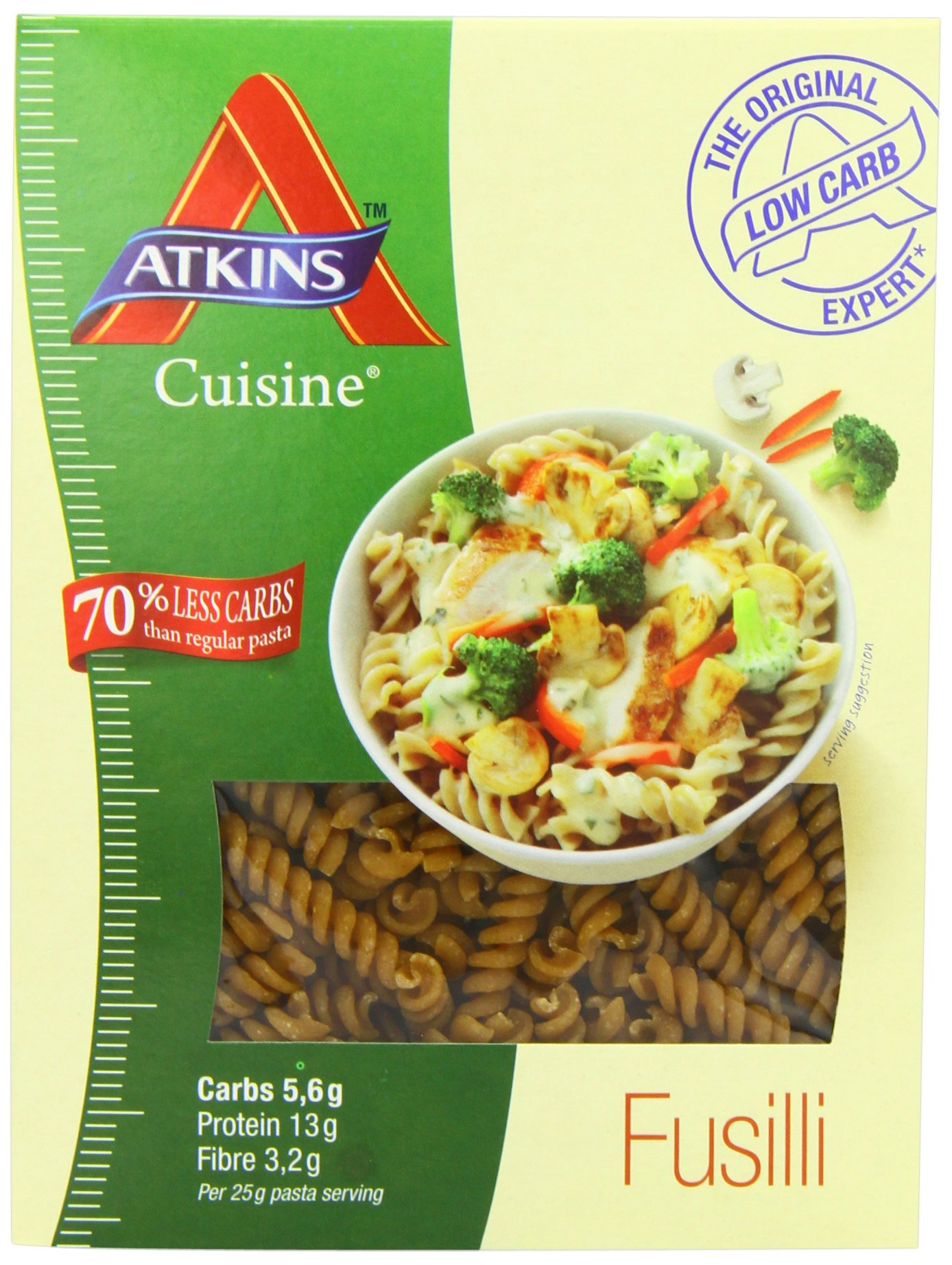 Buy Atkins 250g Cuisine Fusilli Pasta Online at desertcartUAE