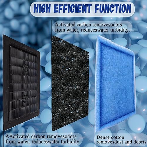 Miniatura 4 de Filtros de acuario de 10 a 20 galones para Aqua-Tech Filtros de alimentación de 10 a 20 galones para EZ-Change #2 Filtros de tanque de peces