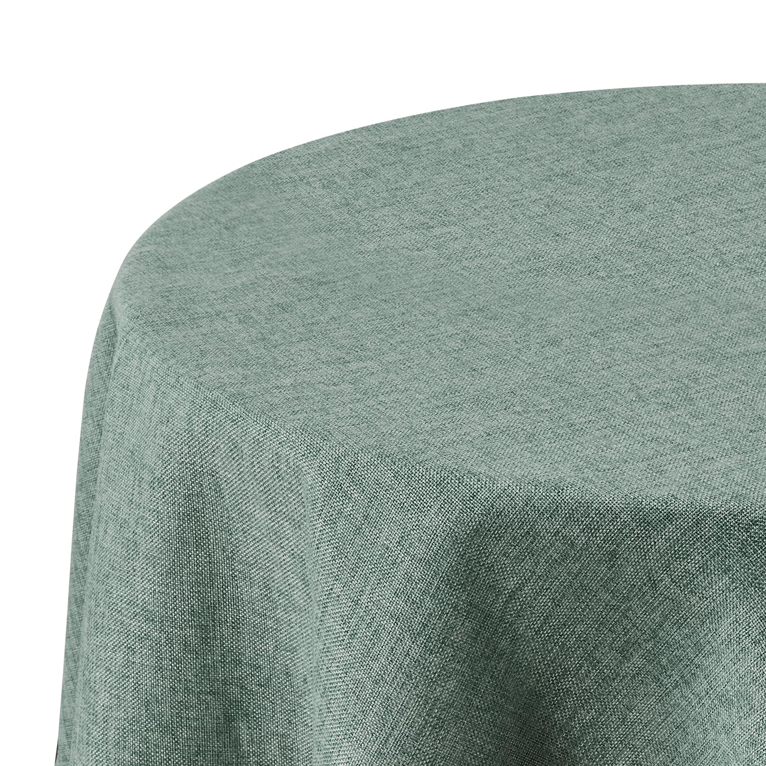 Nappe rectangulaire vert menthe 140x140cm pour repas de mariage et fêtes de famille