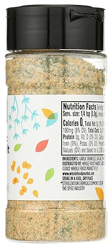 Miniatura 5 de 365 By Whole Foods Market, Sal de ajo condimento, 3.51 onzas