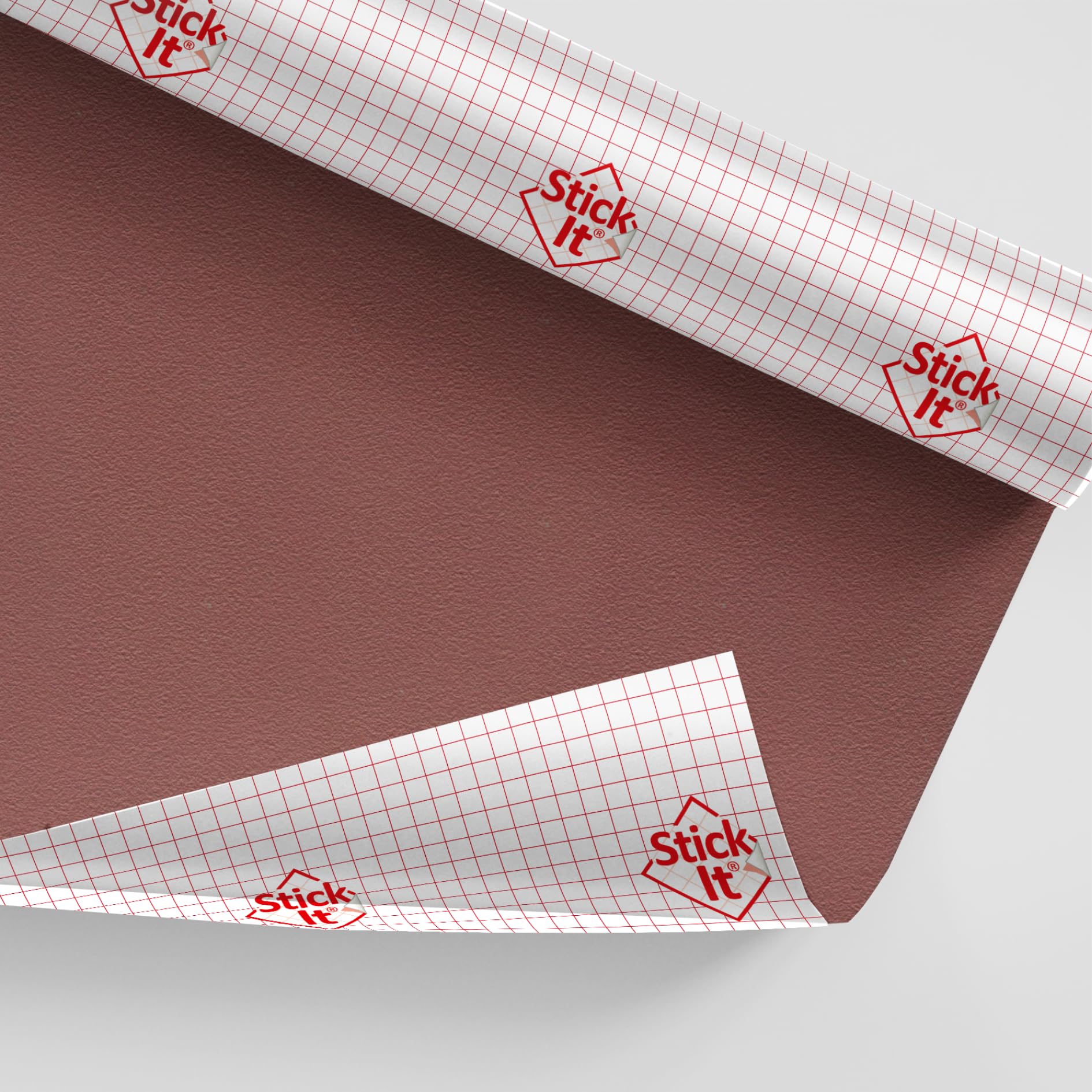 Stick-it Self-Adhesive Lampshade Making Vinyl Metallic Embossed - Bronze - Small Roll - 1460mm x 500mm Make Your Own DIY Lampshade Backing Lampshade Lining